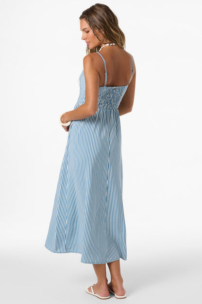 Linden Stripe Midi Dress
