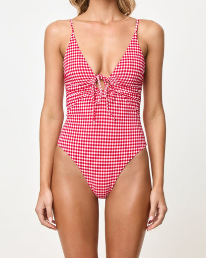 Piper One Piece Swimsuit - Lipstick Red