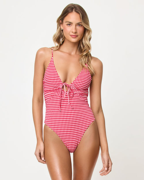 Piper One Piece Swimsuit - Lipstick Red