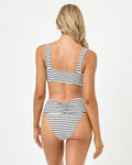 Bardot Bikini Bottom - Sail Along Stripe