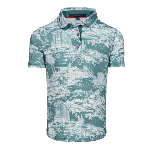 Girl's Huntress Toile Scarlett Polo