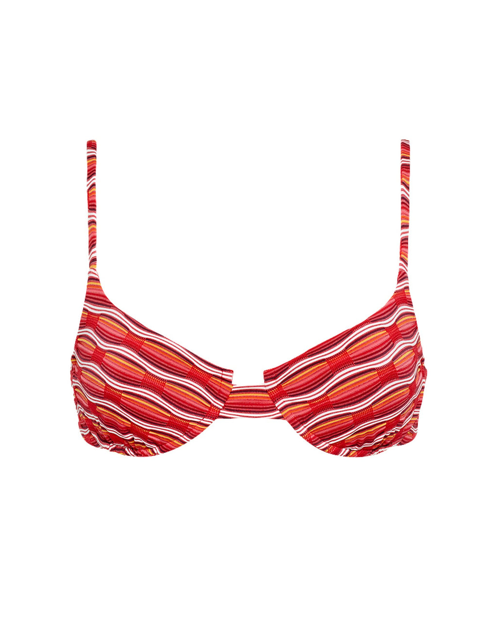 x The Salty Blonde Belle Bikini Top - Tutti Frutti