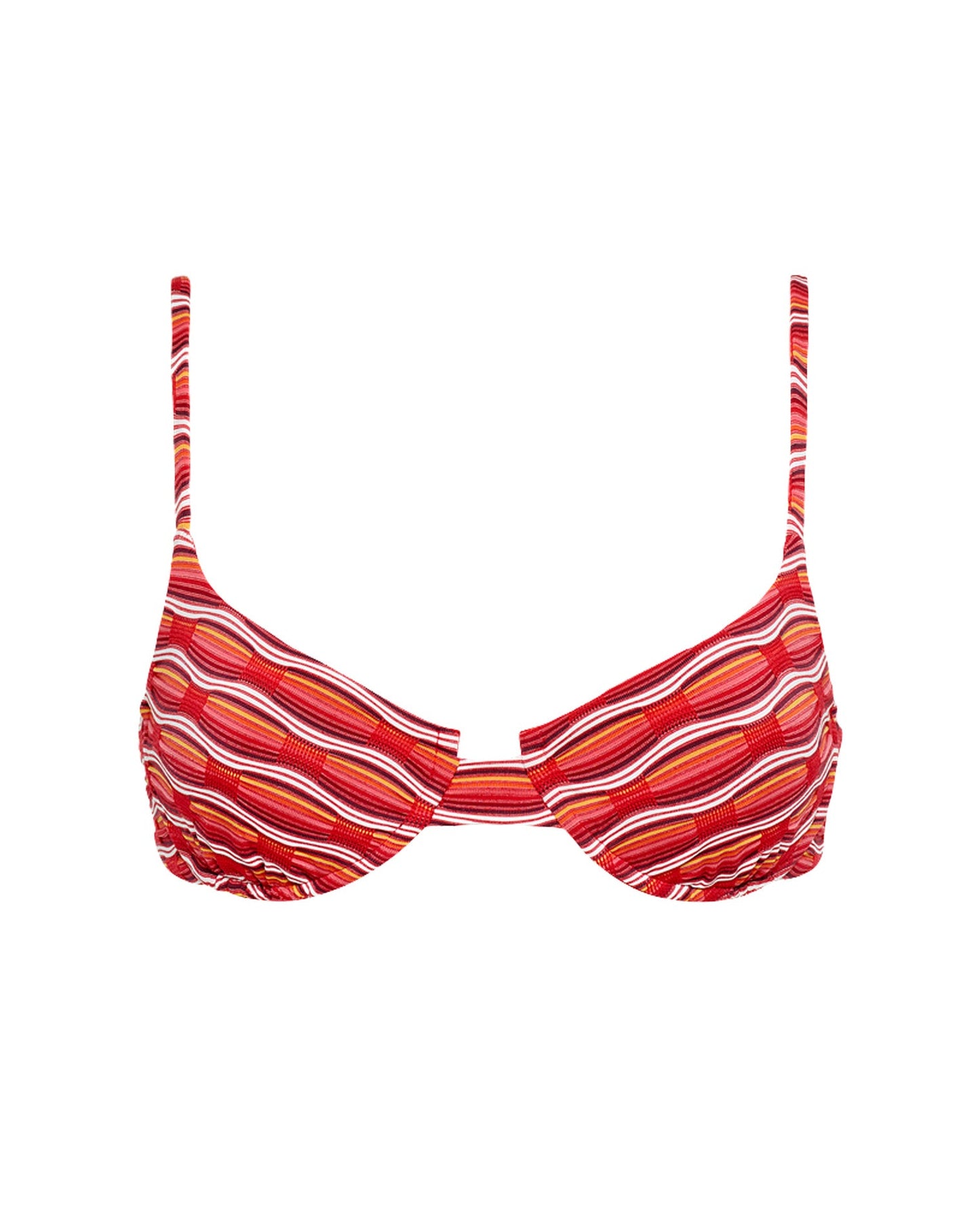 x The Salty Blonde Belle Bikini Top - Tutti Frutti