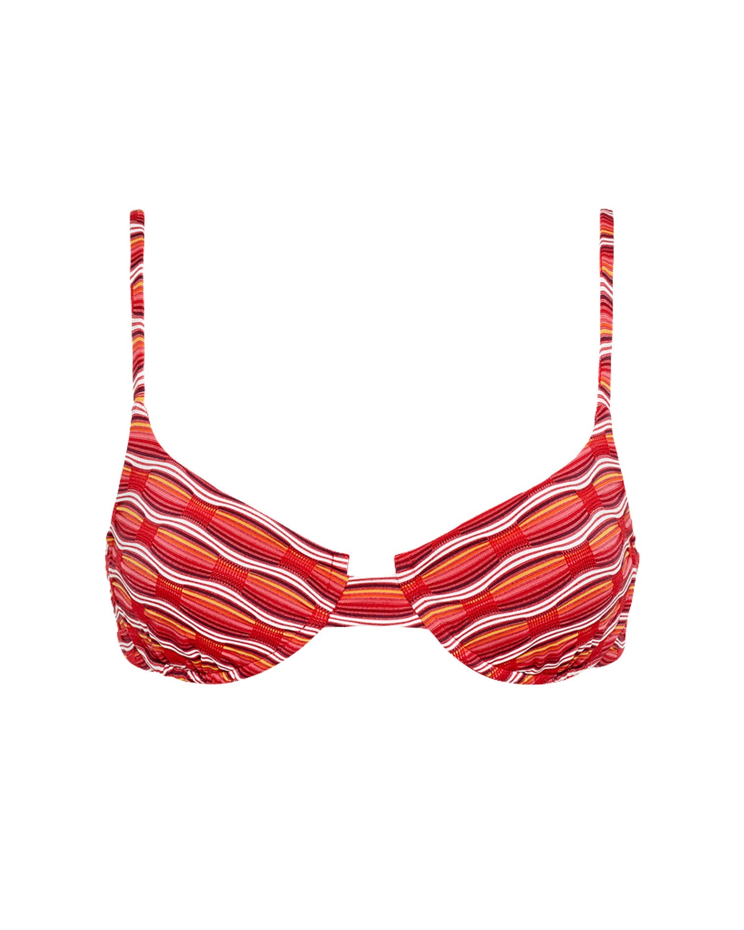 x The Salty Blonde Belle Bikini Top - Tutti Frutti
