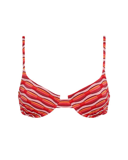 x The Salty Blonde Belle Bikini Top - Tutti Frutti