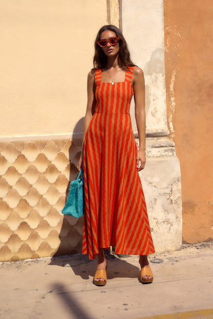 Scarlett Dress In Papaya