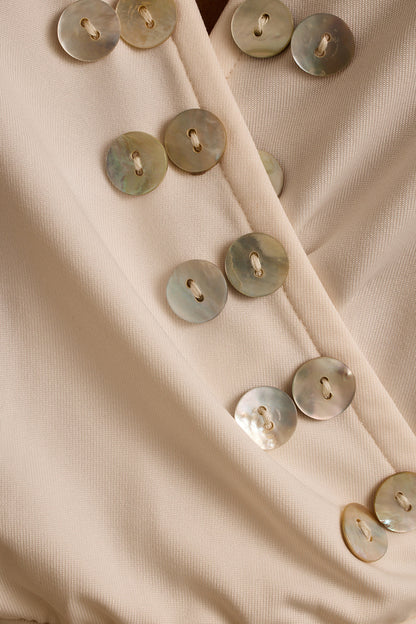 Venice Ivory Halter Top