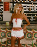 x The Salty Blonde Del Sol Short - Cream-Flame