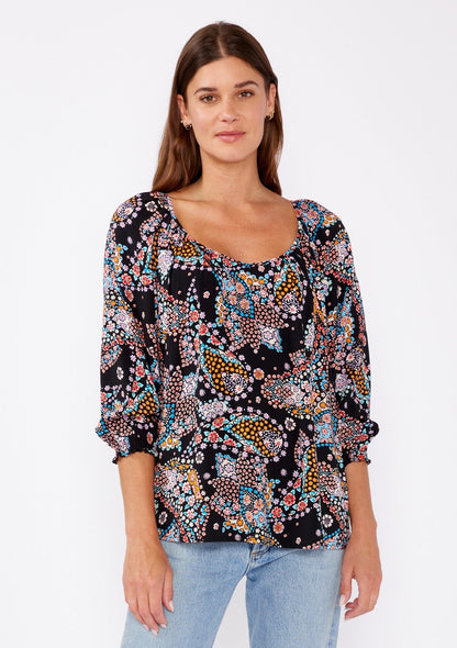 Moonlit Bouquet Blouse