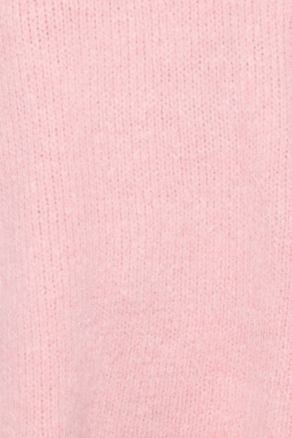Cinzia Mockneck Knit Sweater - Pink