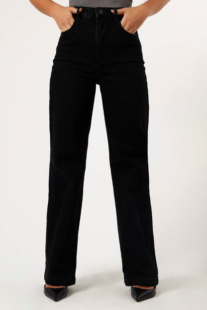 Abrand 94 High Wide Jeans - Dead of Night