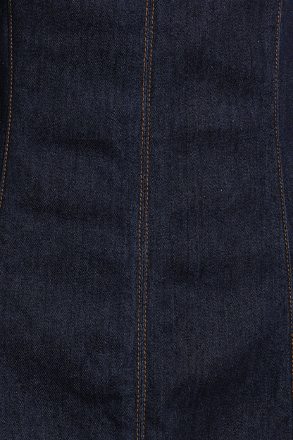 Calyx Mini Dress - Dark Denim