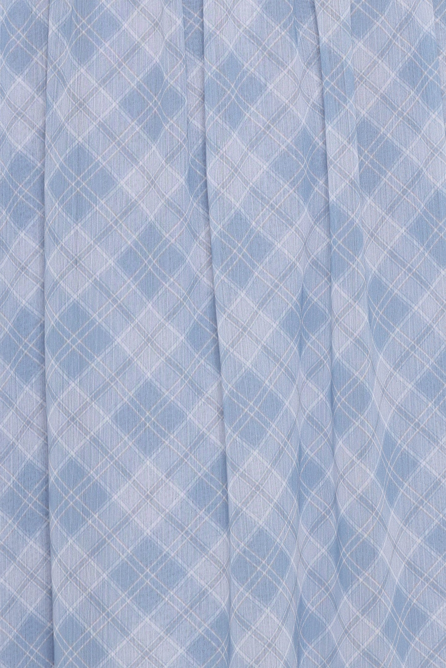 Cassina Maxi Dress - Blue Plaid