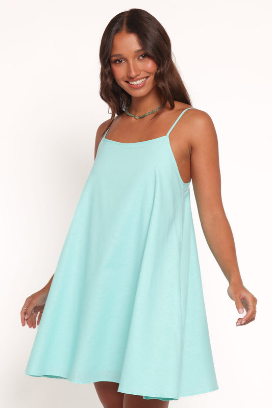 Cloella Mini Dress - Aqua