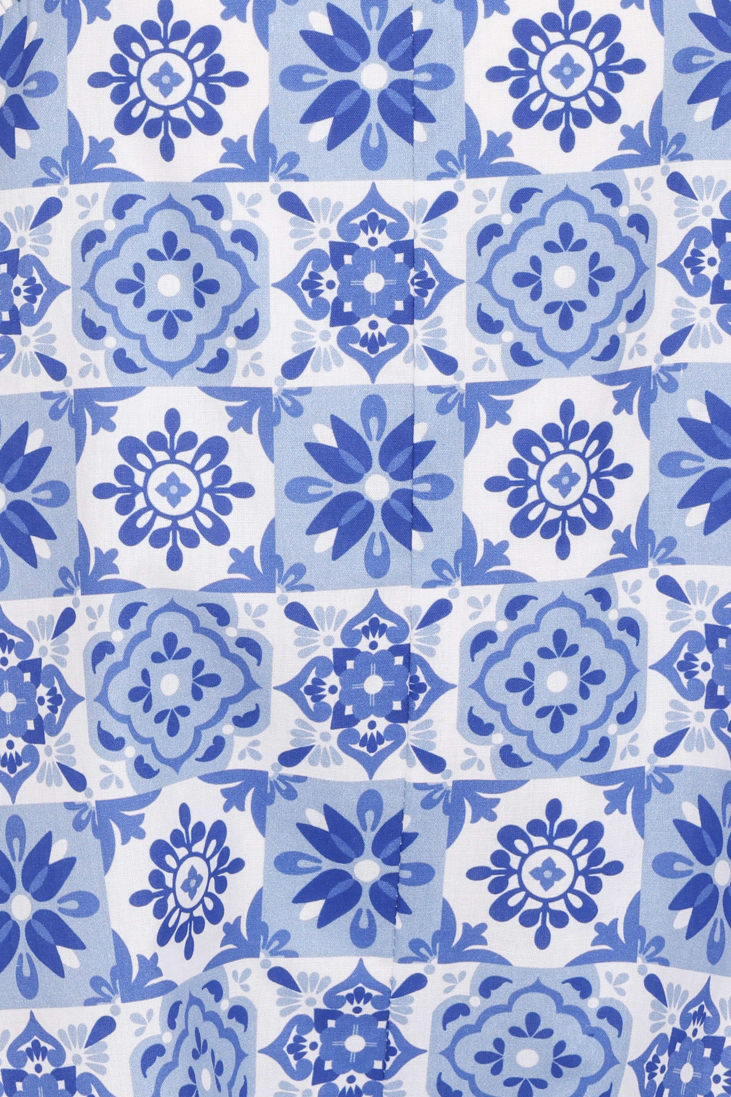 Belle Playsuit - Blue Tile