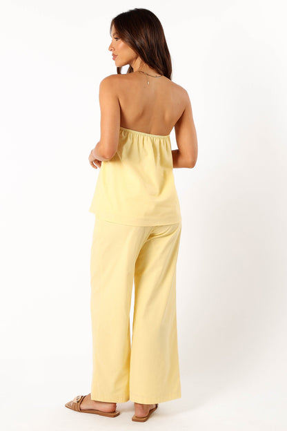 Dakota Pant Set - Lemon